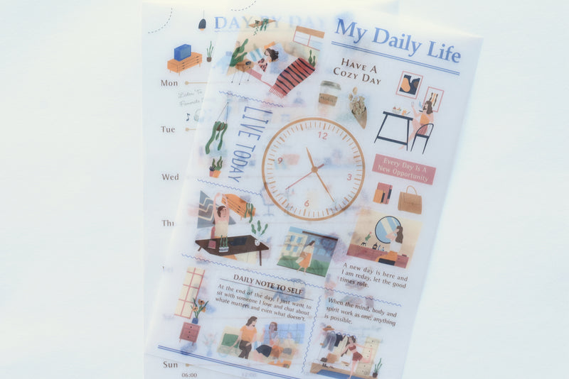 MU Print-On Stickers - My Daily Life - #135
