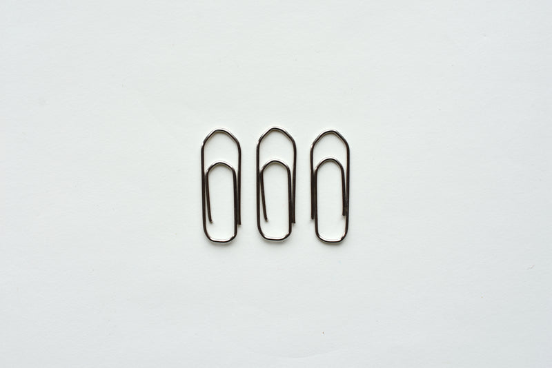 Nickel Plated Paper Clips - Size 4