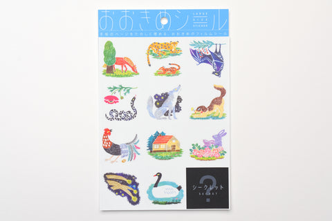 Hitotoki Large Size Sticker Sheet - Nature