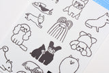 Hitotoki Large Size Sticker Sheet - Dog