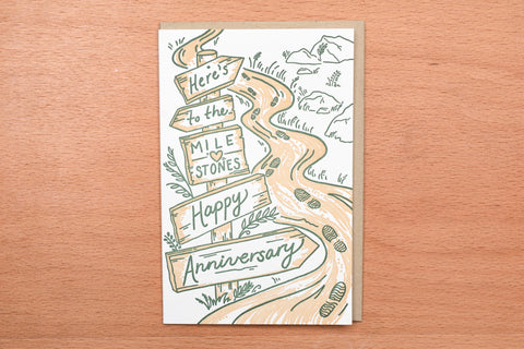 Milestones Anniversary Greeting Card