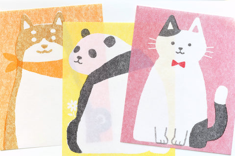 Furukawa Paper Fluffy Animals Letter Set