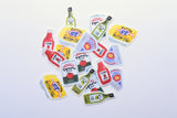 Furukawa Paper Flake Stickers - Cooking Ingredients