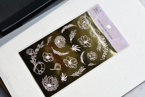 MU Print-On Silver Foil Stickers - Beginning - #3