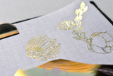 MU Print-On Gold Foil Stickers - Leaf Fronds - #2