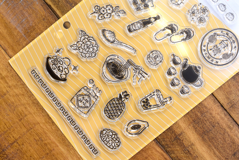 Kodomo no Kao stamps are intricately carved with fine attention to