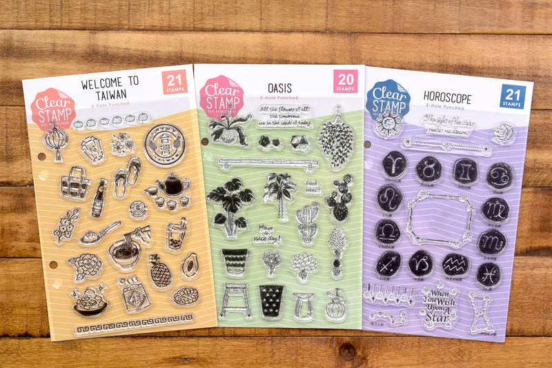 Kodomo No Kao Bullet Journal Stamps (New Varieties Available!) (New!) Time Block