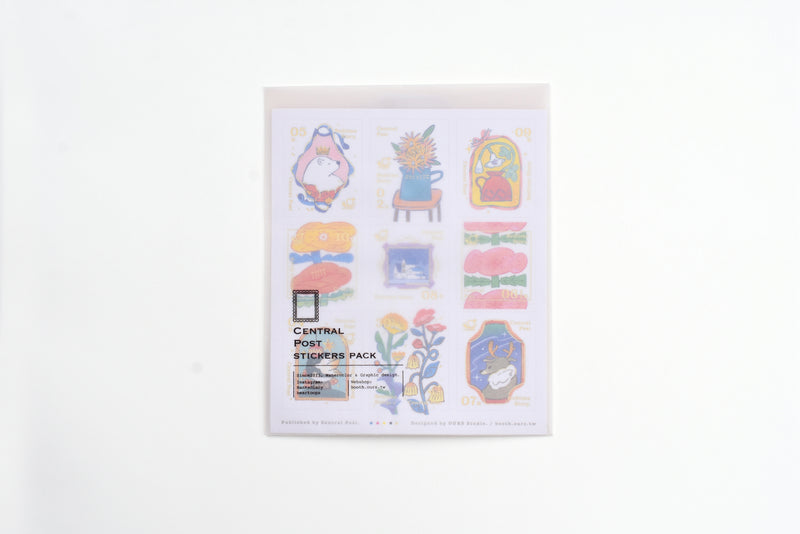 OURS x Koopa Bedtime Story Stamp Stickers