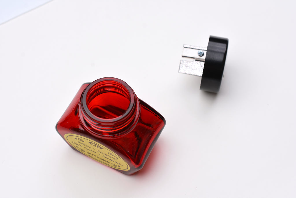 Dux Glass Inkwell Style Pencil Sharpener Yoseka Stationery