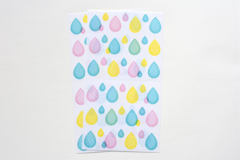 Midori Planner Sticker - Semi-Transparent Drop