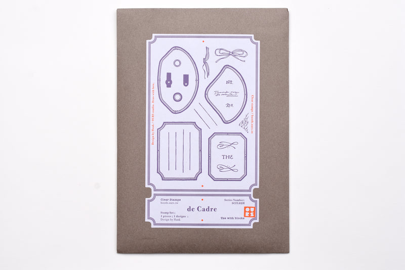OURS x Hank - de Cadre Clear Stamps