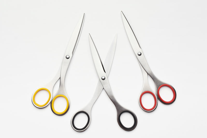  ALLEX Japanese Office Scissors for Desk, Extra Large 7.8 All  Purpose Scissors, Made in JAPAN, All Metal Sharp Japanese Stainless Steel  Blade with Non-Slip Soft Ring, Yellow : Office Products