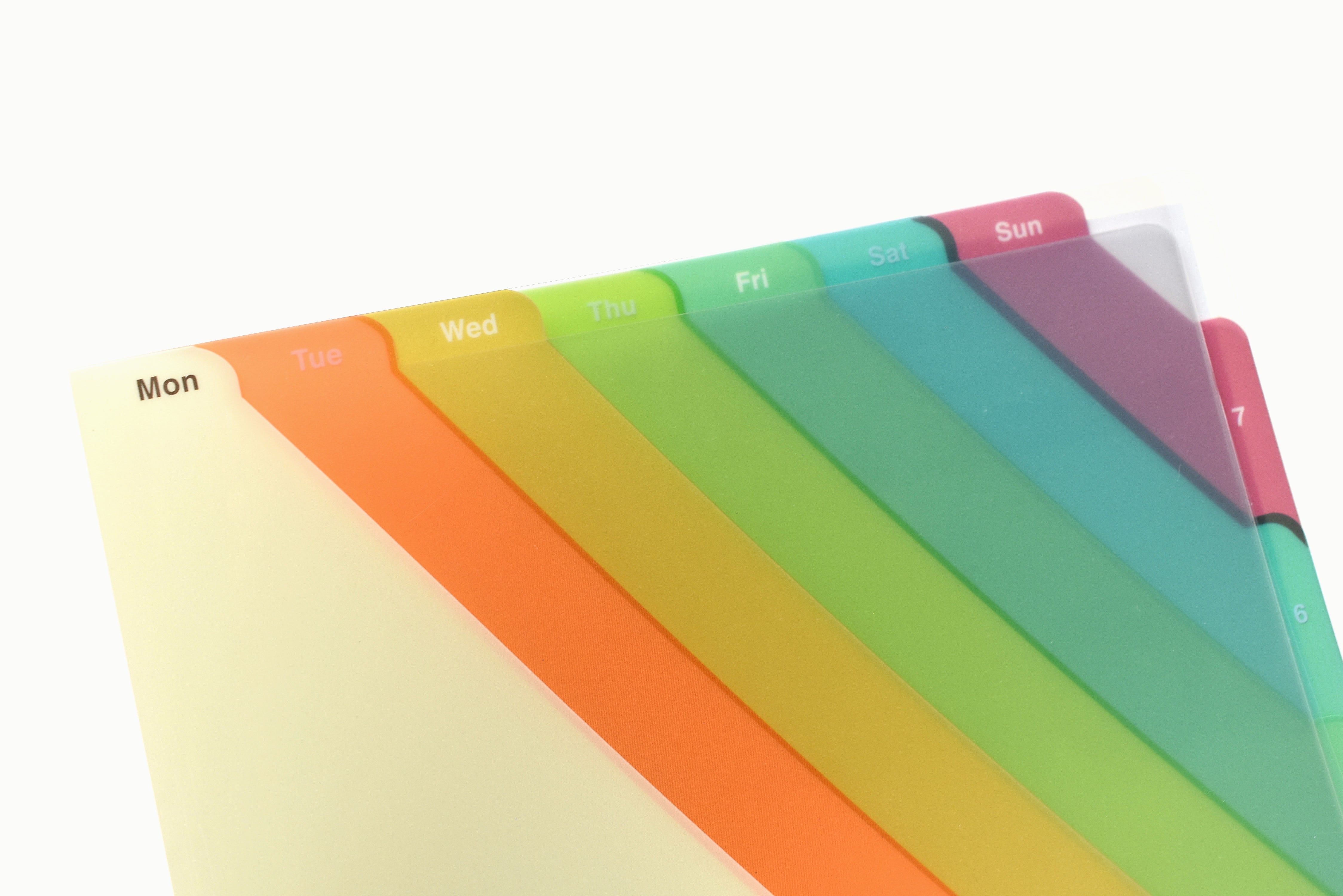 Midori A4 7-Pocket Clear File Folder – Yoseka Stationery