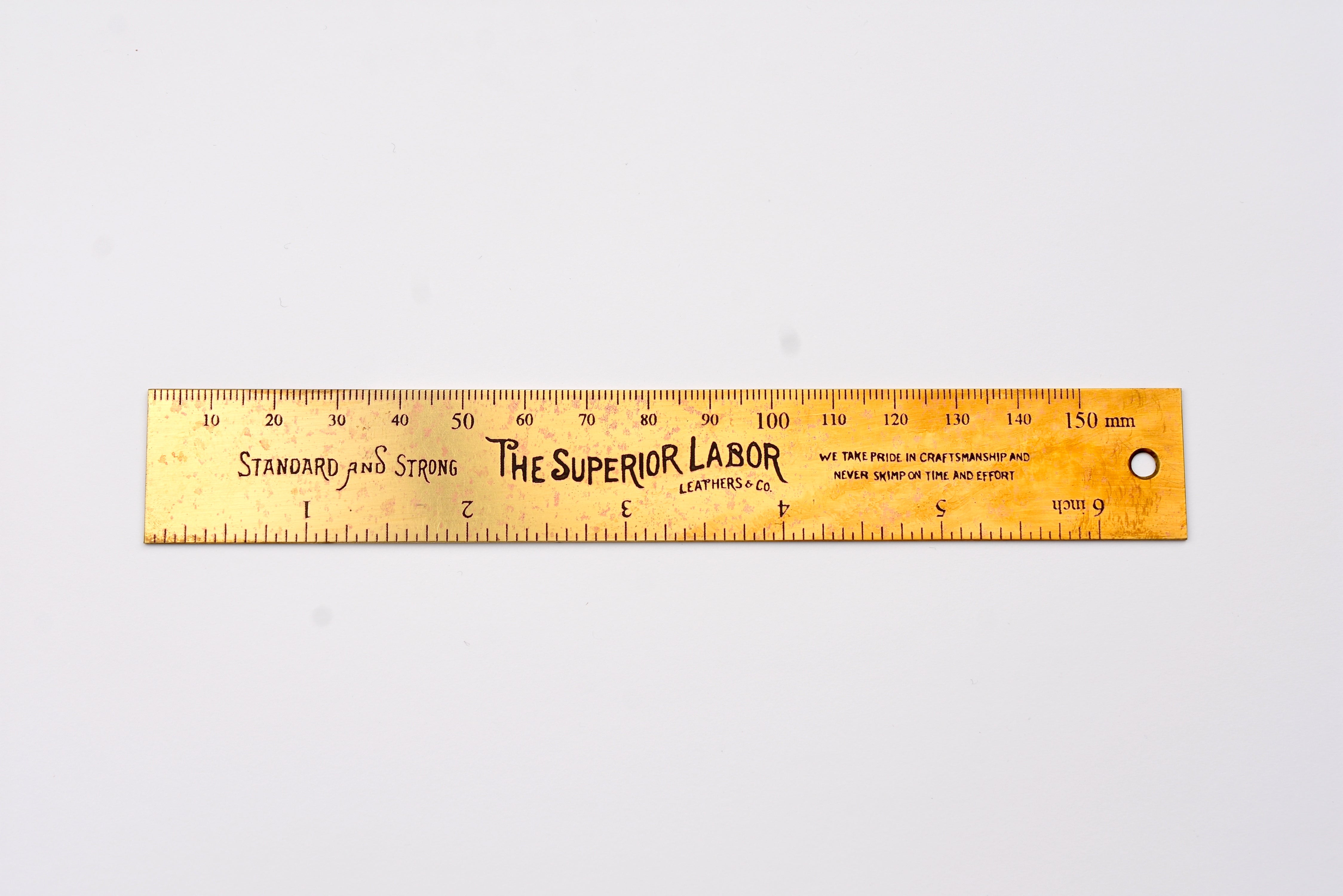 The Superior Labor - Brass Ruler – Yoseka Stationery