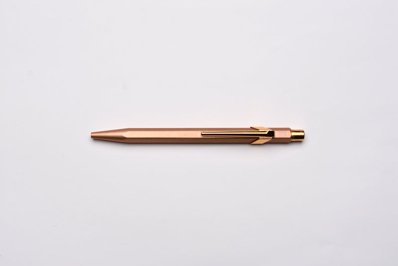 849 Metal Ballpoint Pen - Brute Rose With Metal Slim Pack Case