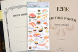 Illustrated Picture Book Stickers - Sushi