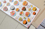 Illustrated Picture Book Stickers - Donburi