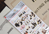 Illustrated Picture Book Stickers - Panda