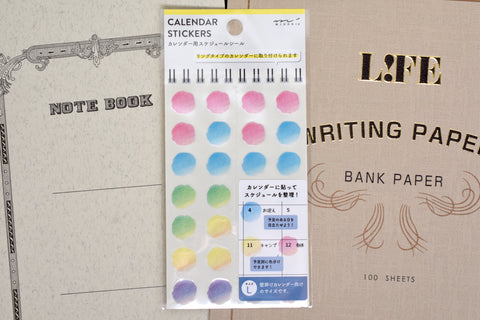 Midori Calendar Sticker - Gradation - Large