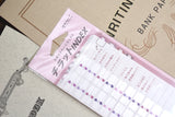 Midori Planner Index Label - Number Pink