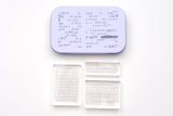 Mr. Eggplants Tin Box Stamp Set - Lyrics