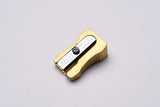 M+R Brass Wedge Single Hole Sharpener