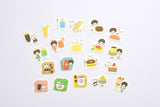 Papier Platz x Mizutama Cafe Series Flake Sticker - Cafe Sweets