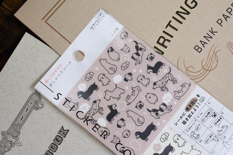 Midori Planner Sticker - Chat Dogs