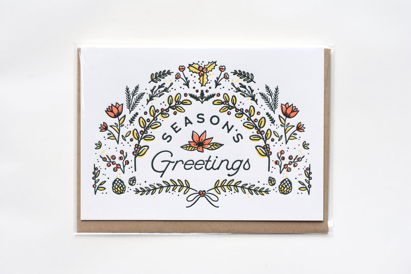 Season's Foliage Greeting Card