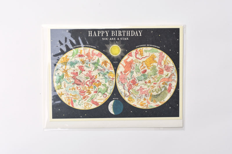 Birthday Constellations Greeting Card