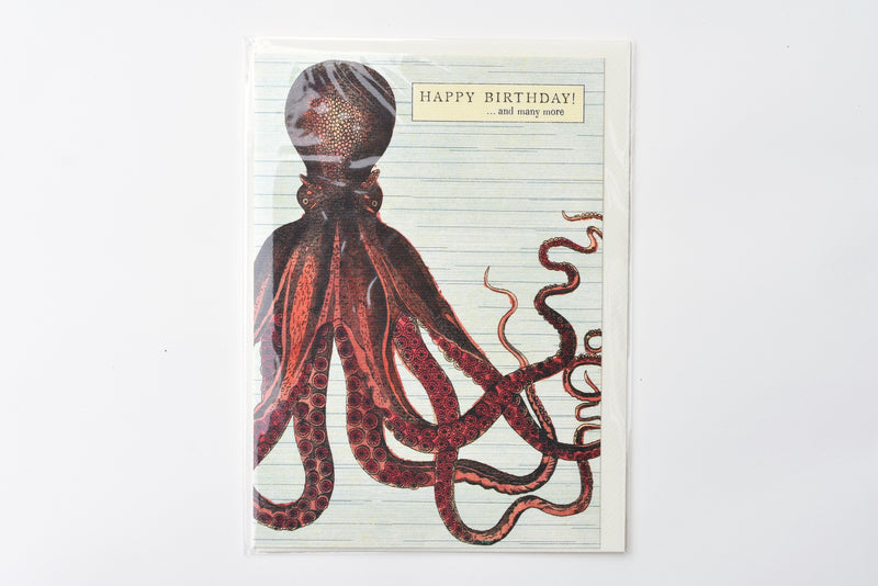 Happy Birthday Octopod Greeting Card