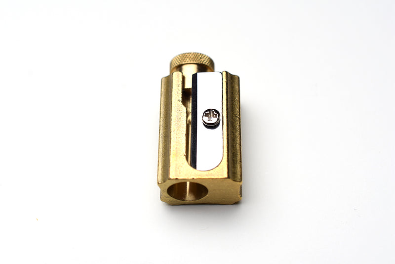 Dux Brass Pencil Sharpener - Block Single with Outer Ring – Yoseka  Stationery
