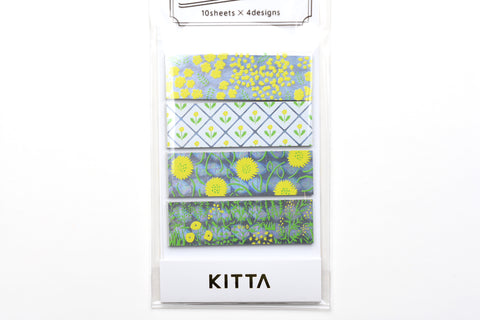 Kitta Portable Washi Tape - Fluorescent - Flower