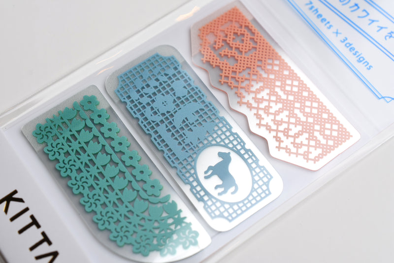 Kitta Portable Washi Tape - Clear - Lace – Yoseka Stationery
