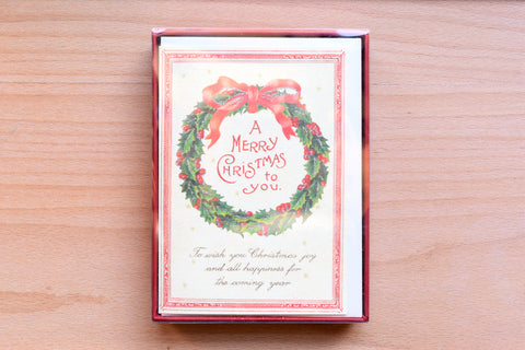 Christmas Wreath Boxed Notes
