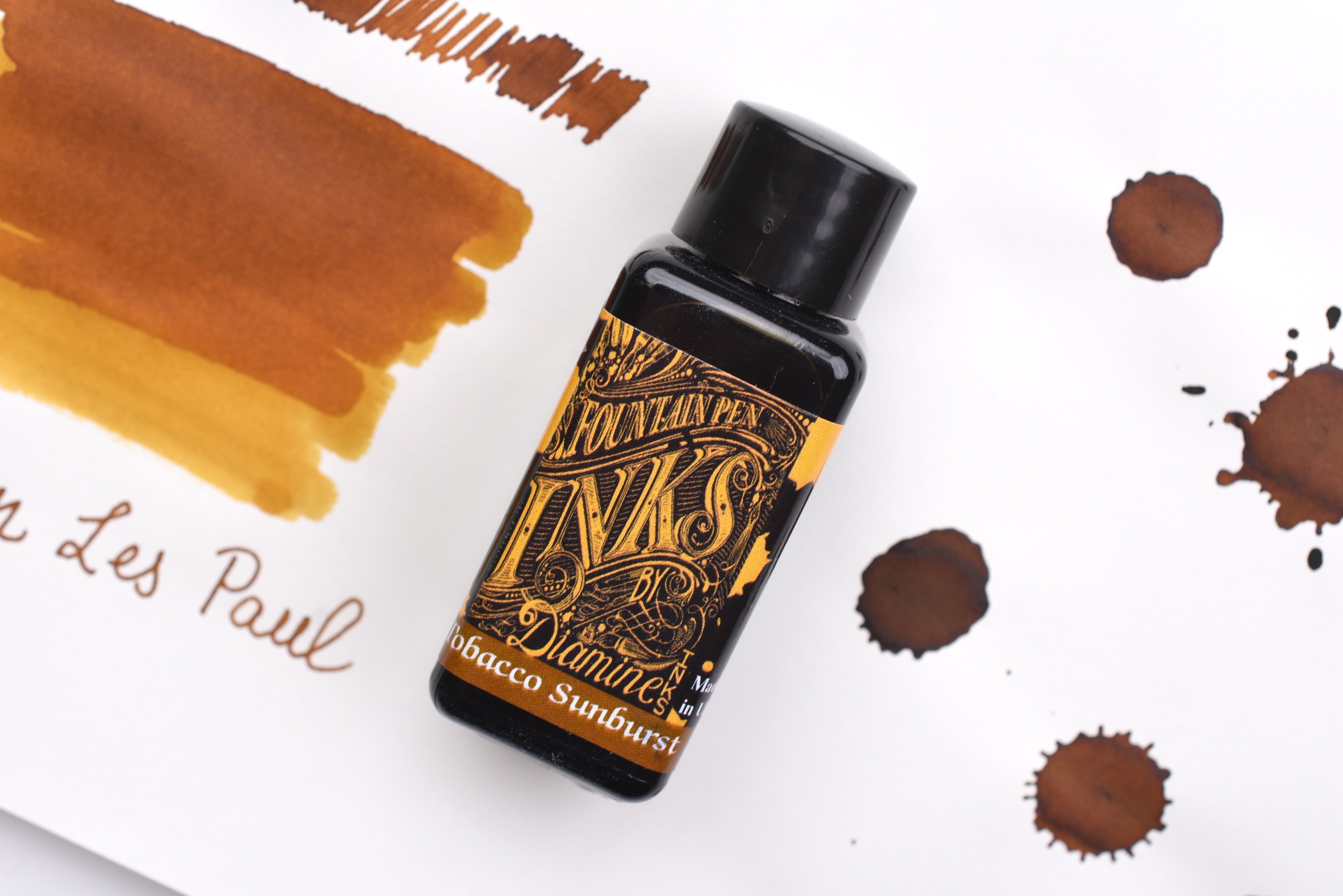 Diamine Fountain Pen Ink - Gibson Les Paul Guitar Series - Tobacco Burst