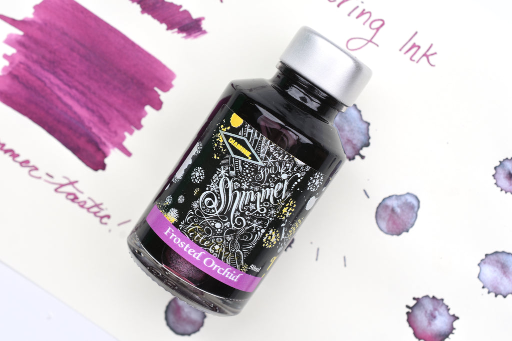 Diamine Shimmer Ink - Frosted Orchid - 50mL – Yoseka Stationery