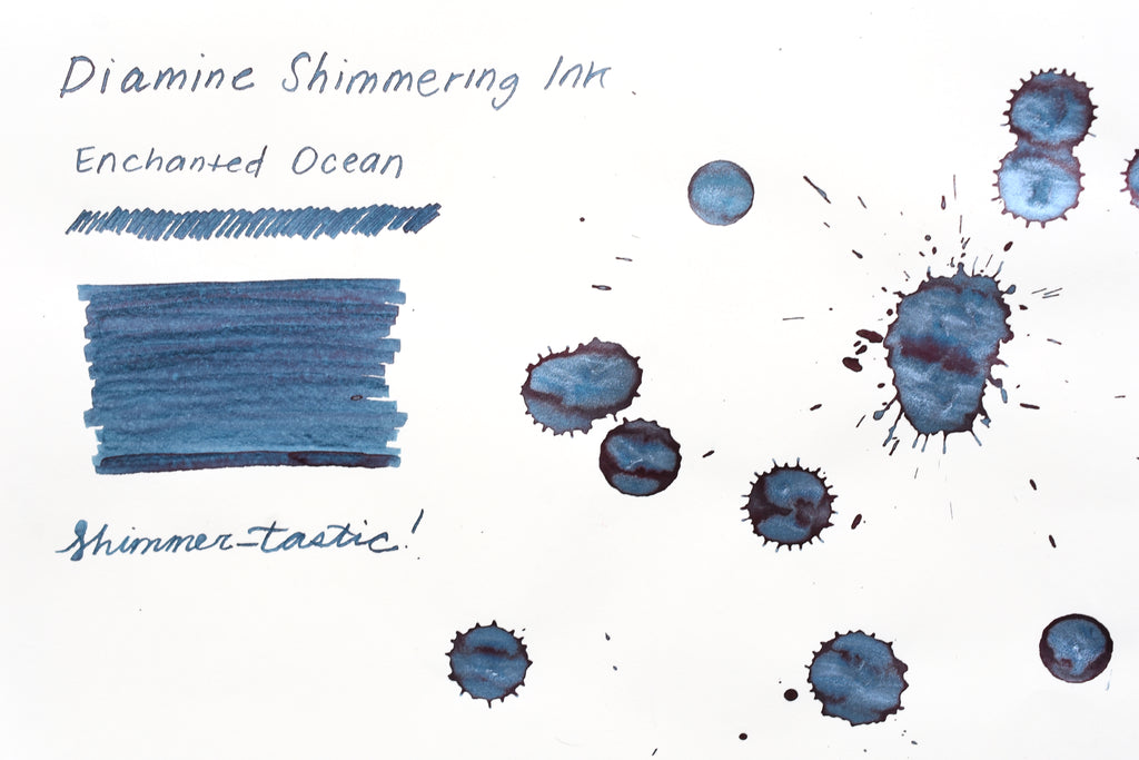 Diamine Shimmer Ink - Enchanted Ocean - 50mL – Yoseka Stationery