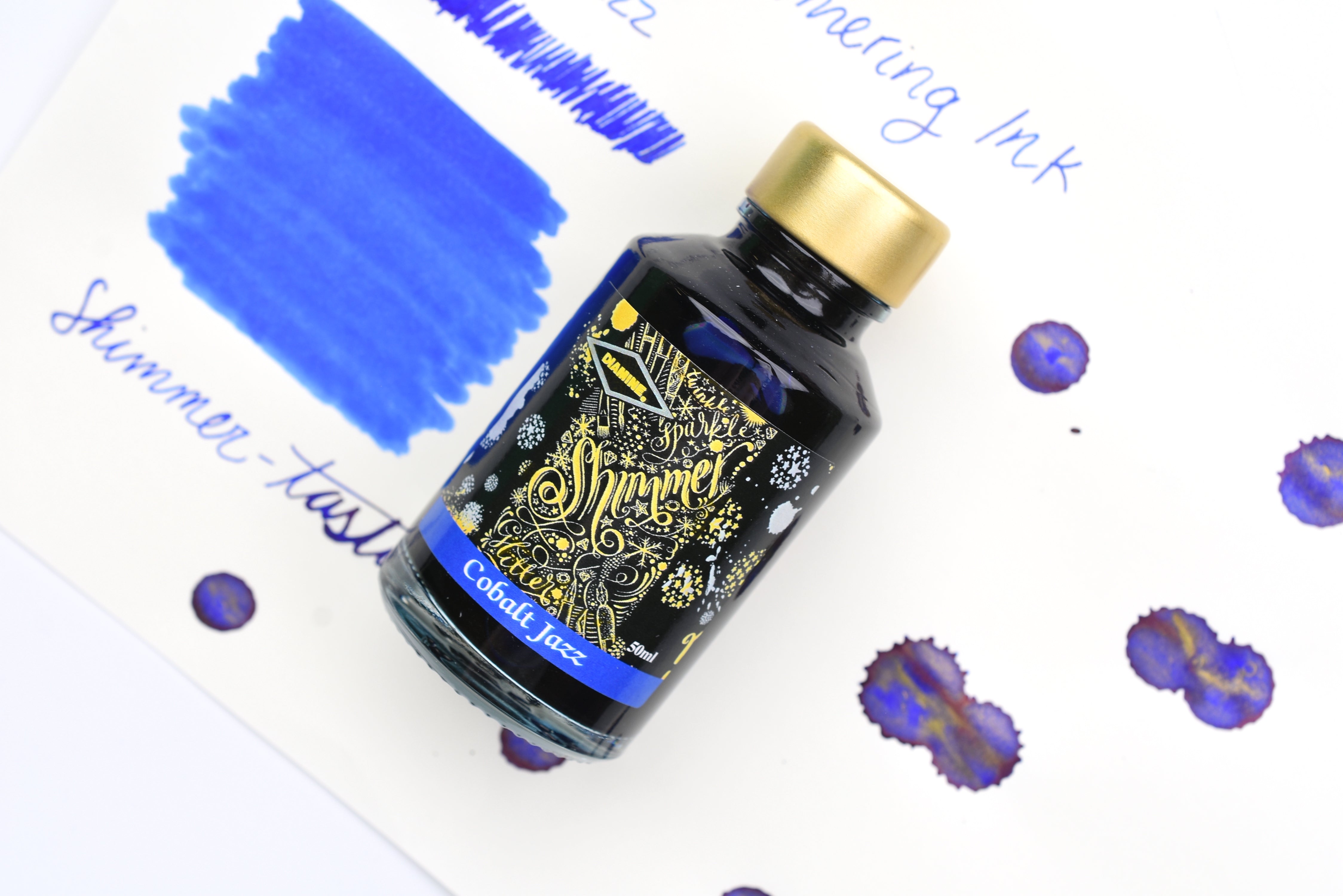 Diamine Shimmer Ink - Cobalt Jazz - 50mL