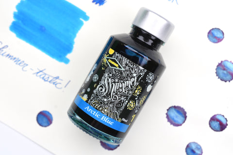 Diamine Shimmer Ink - Arctic Blue - 50mL