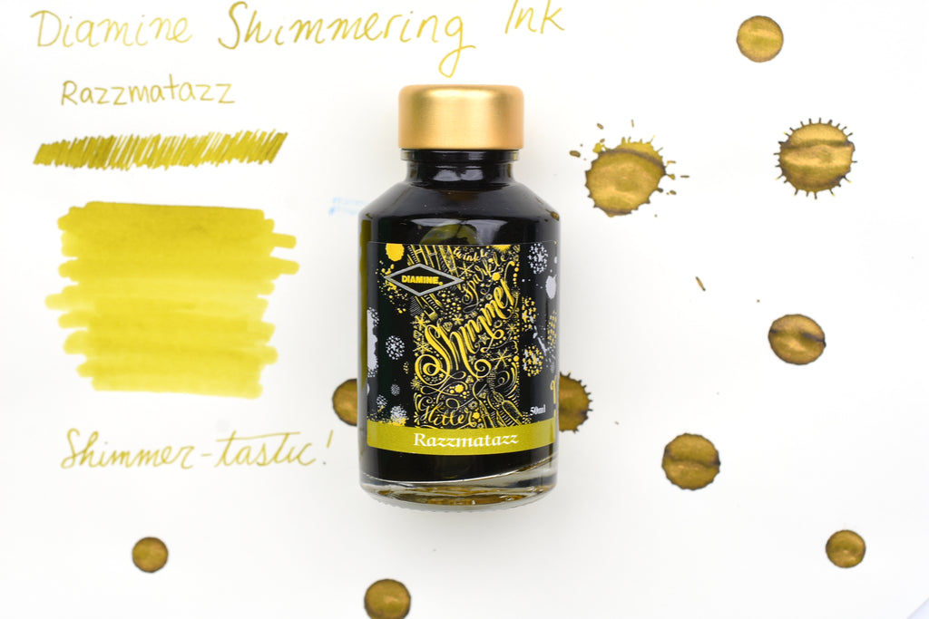 Diamine Shimmer Ink - Razzmatazz - 50mL – Yoseka Stationery