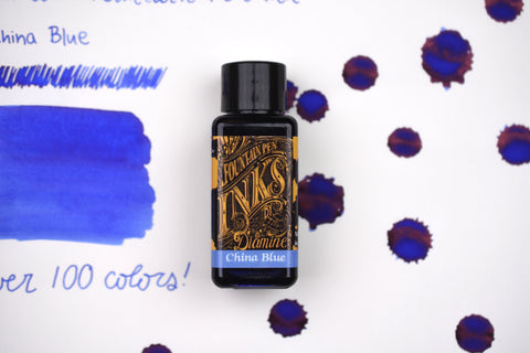 Diamine Fountain Pen Ink - China Blue - 30mL