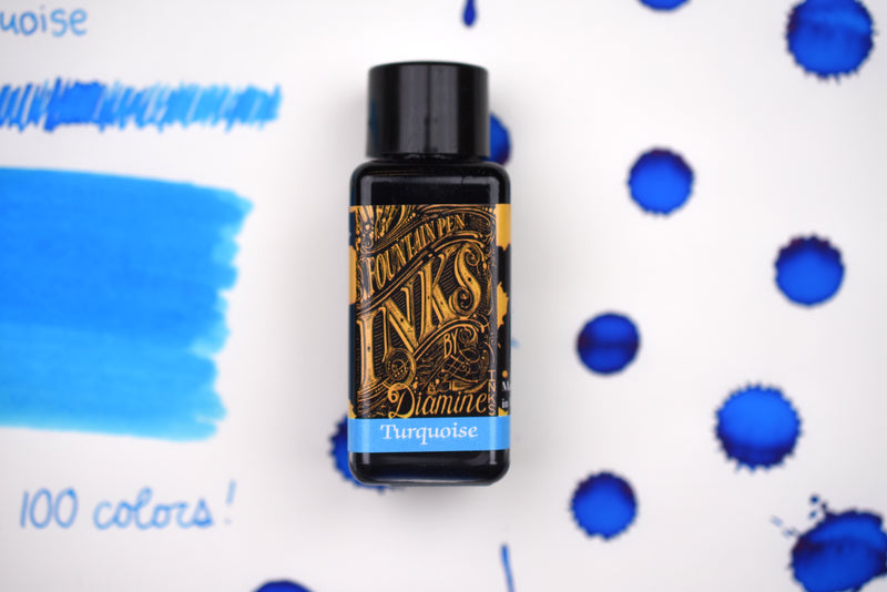 Diamine Fountain Pen Ink - Turquoise - 30mL