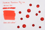 Diamine Fountain Pen Ink - Brilliant Red - 30mL