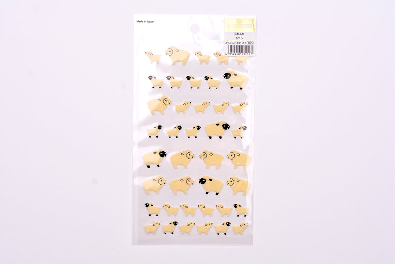 G.C. Press Fuzzy Stickers - Sheep