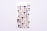 G.C. Press Fuzzy Stickers - Cat Faces