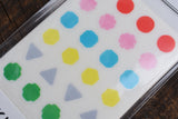 Kitta Portable Washi Tape - Seal - Plain Shapes