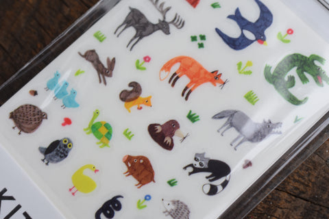 Kitta Portable Washi Tape - Seal - Forest Animals