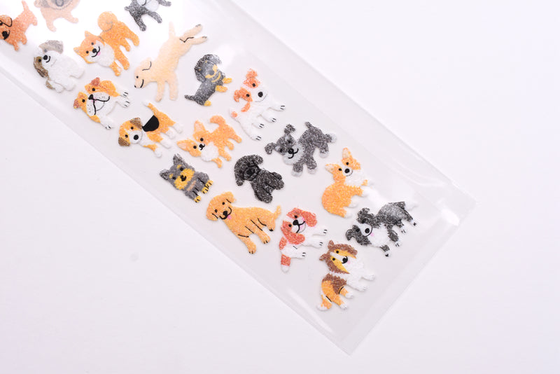 G.C. Press Fuzzy Stickers - Dogs – Yoseka Stationery