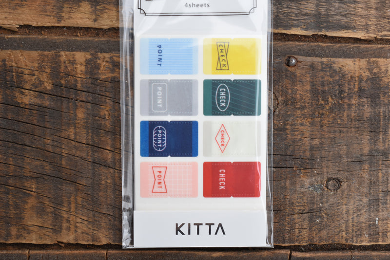 Kitta Portable Washi Tape - Seal - Index Tags